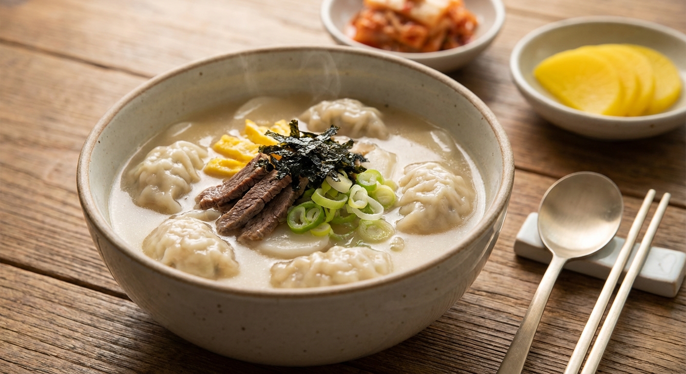 만두떡국