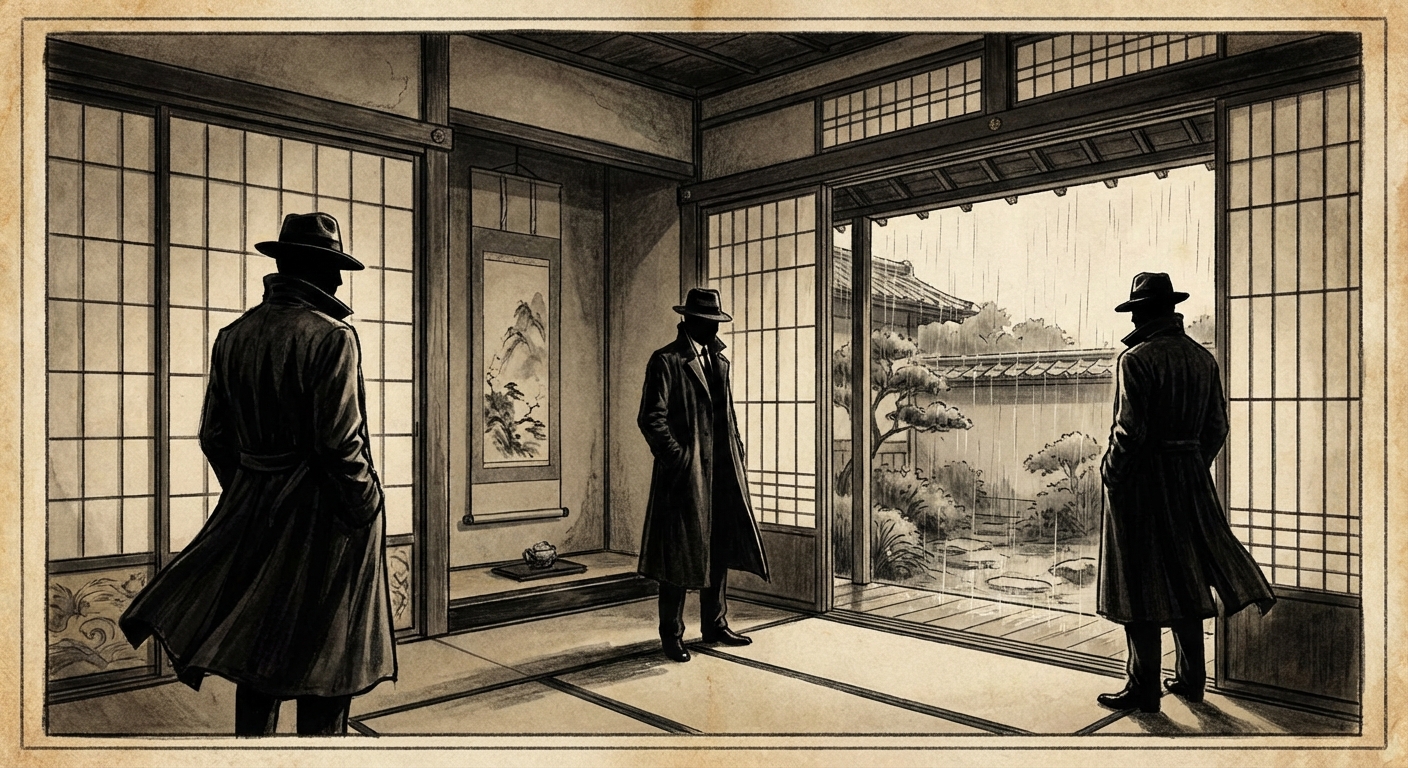 검은 조직 캐릭터 일러스트