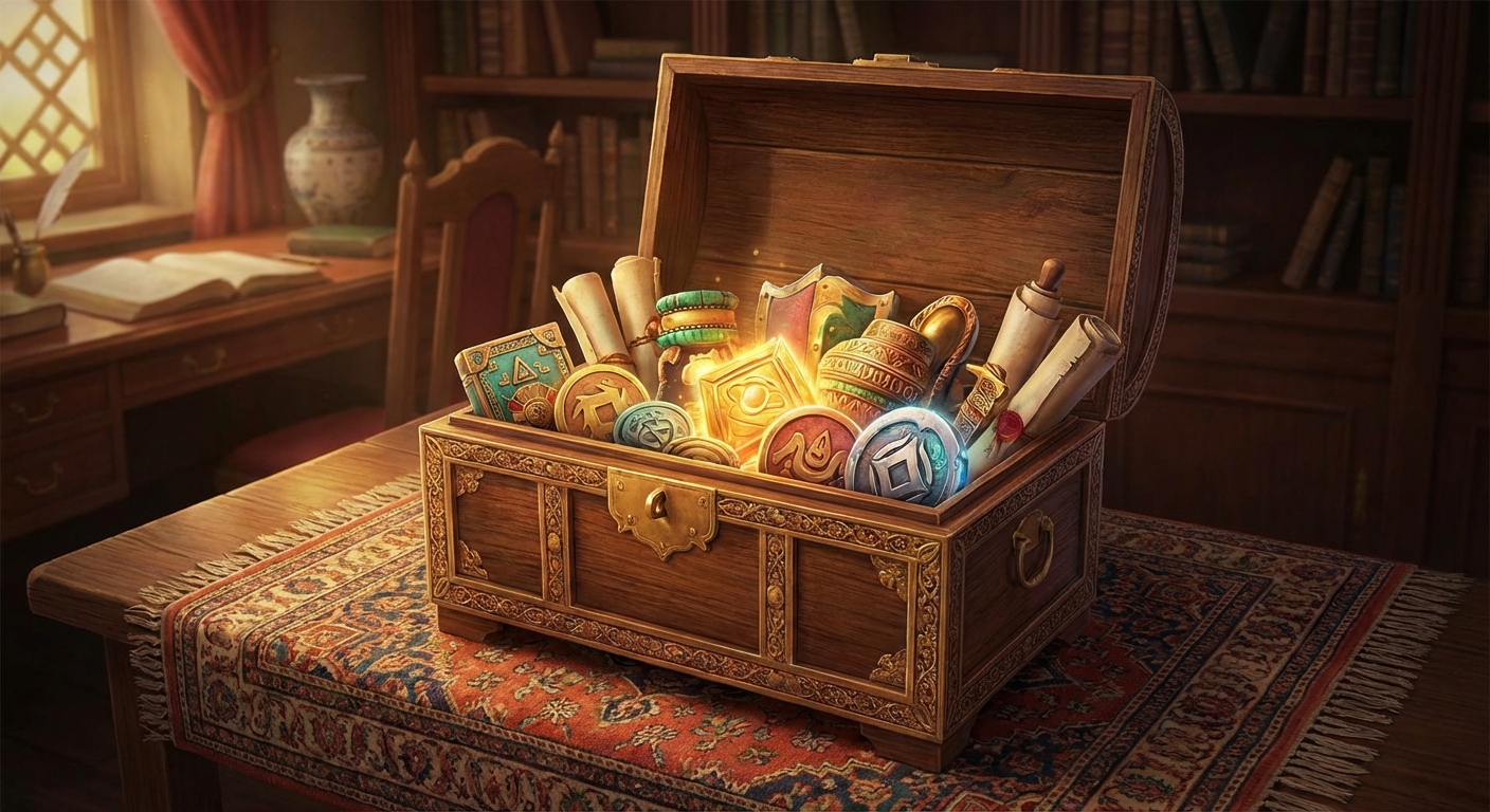 레벨업 보상 화면