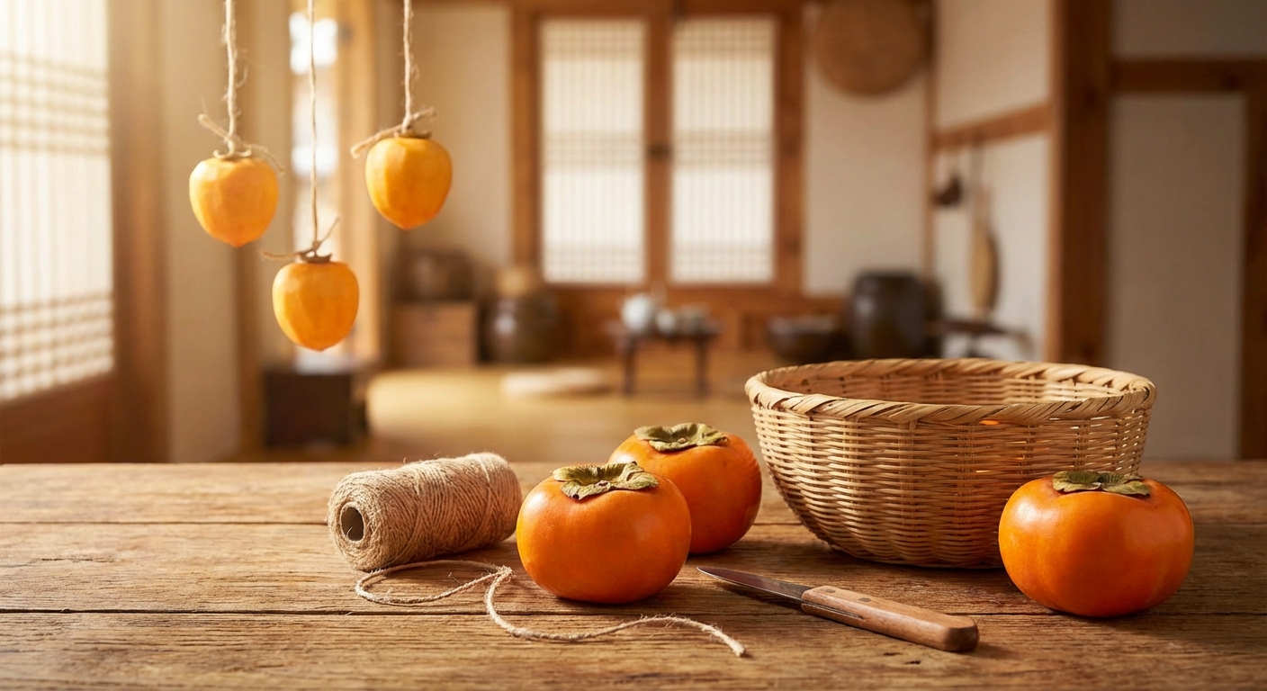 겨울 간식의 정석, 곶감 만드는 과정