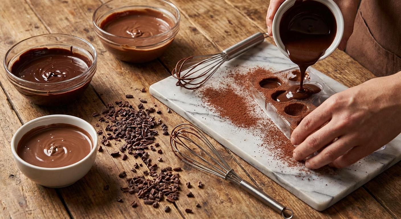 발렌타인데이 직접 만드는 초콜릿 & 빼빼로 레시피