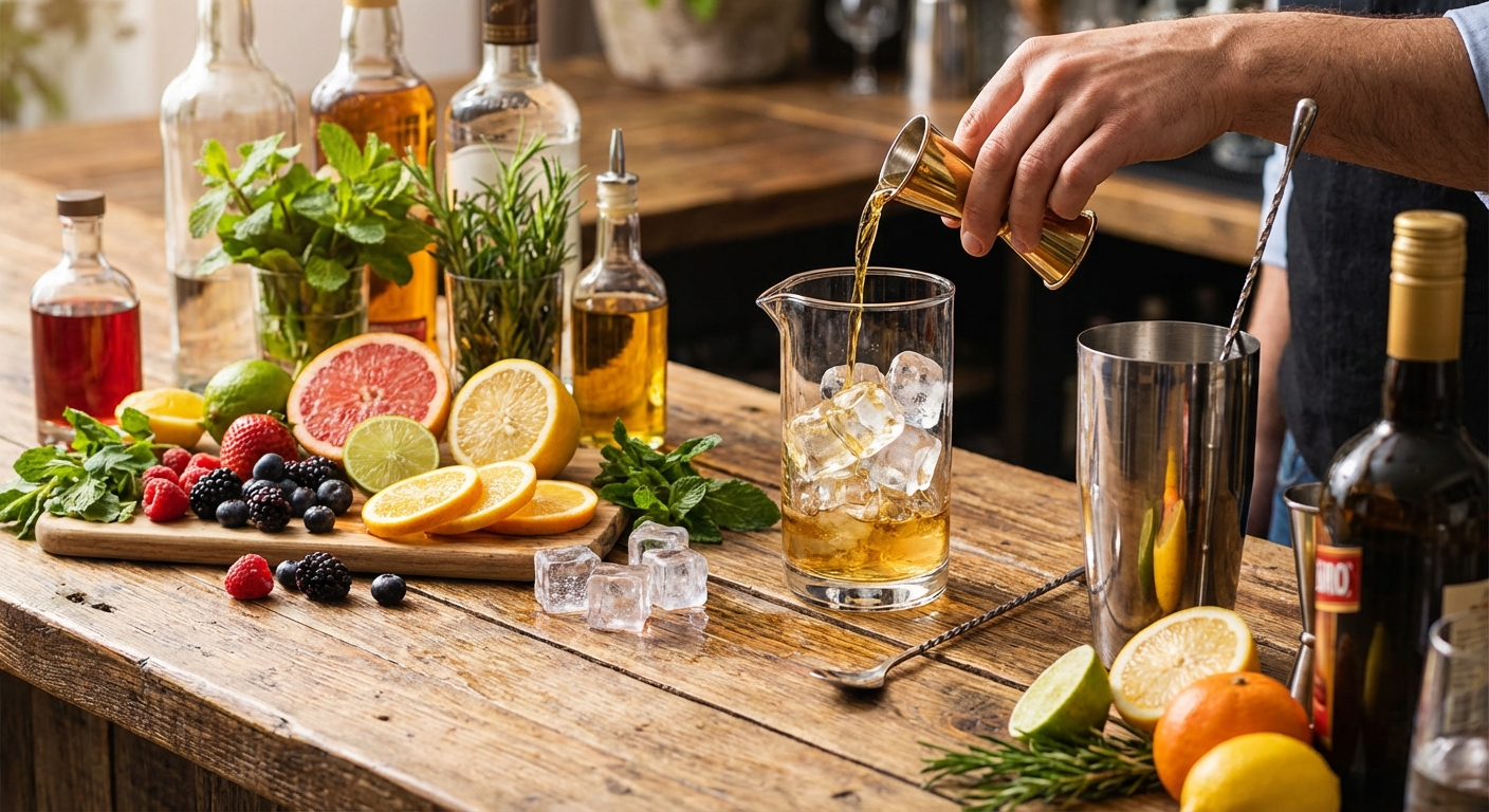 칵테일 기본 배합과 대표 조합