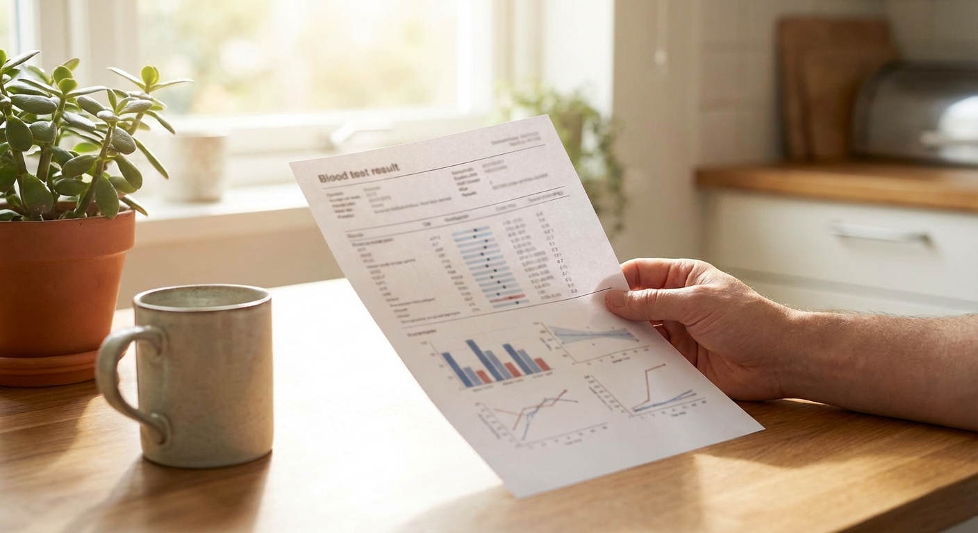 혈액 검사 결과지