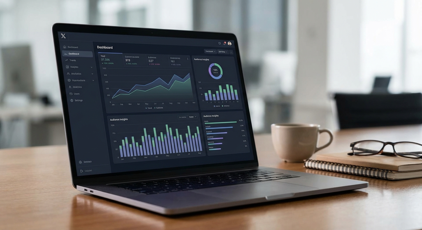 X 애널리틱스 화면 예시