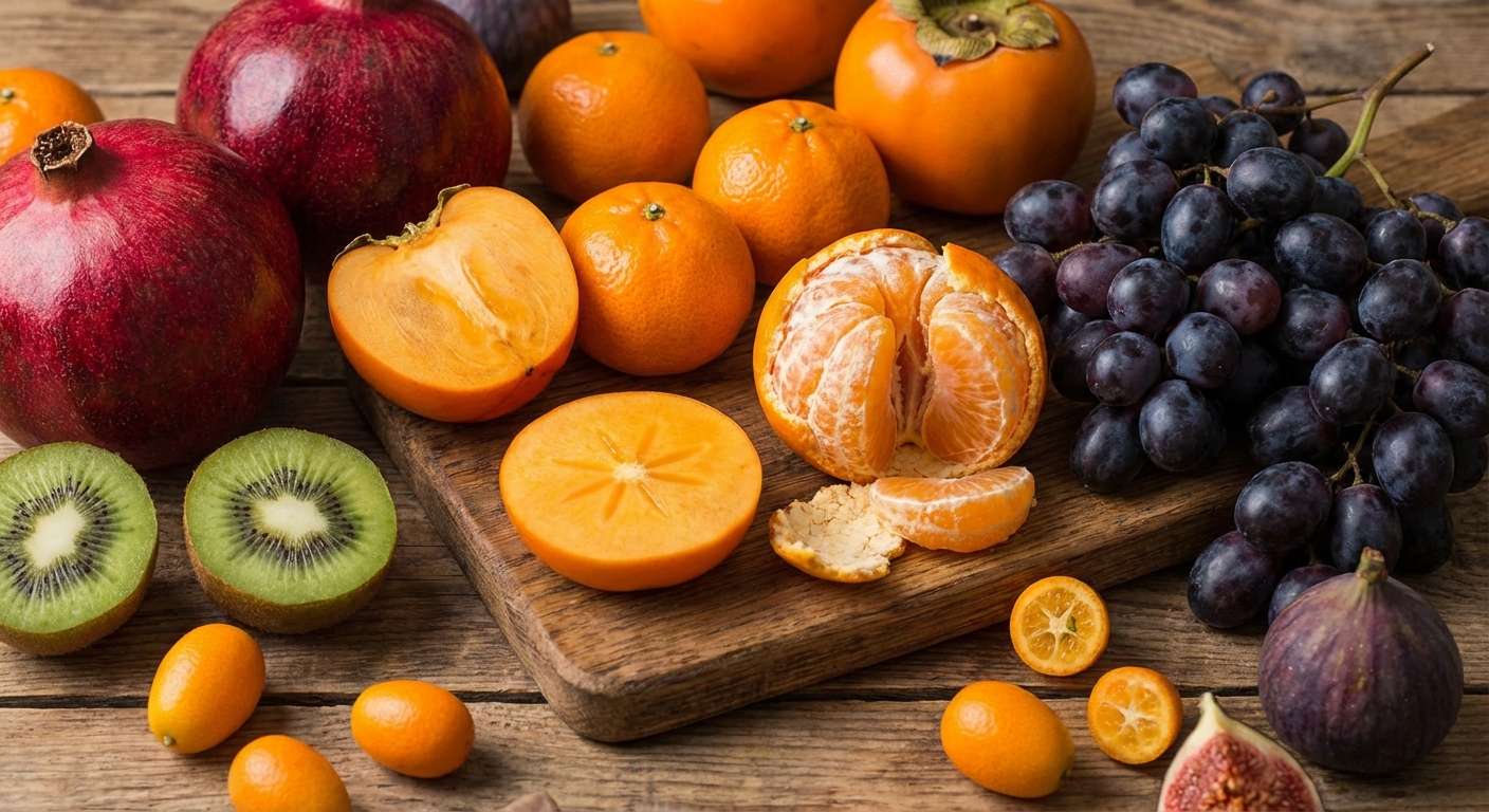 겨울철 과일 모음, 계절이 선물하는 달콤한 비타민 충전