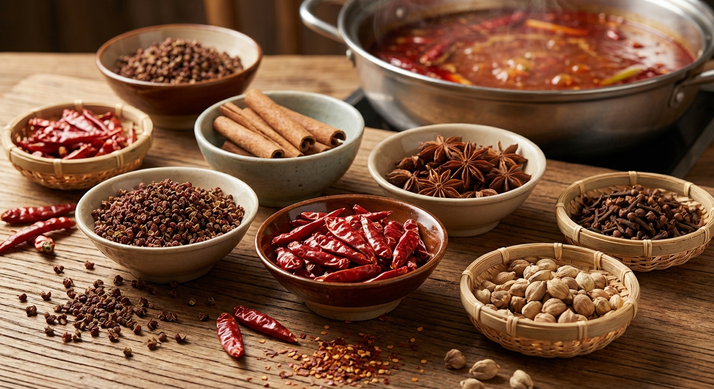 마라탕 향신료, 그 매콤하고 얼얼한 맛의 정체