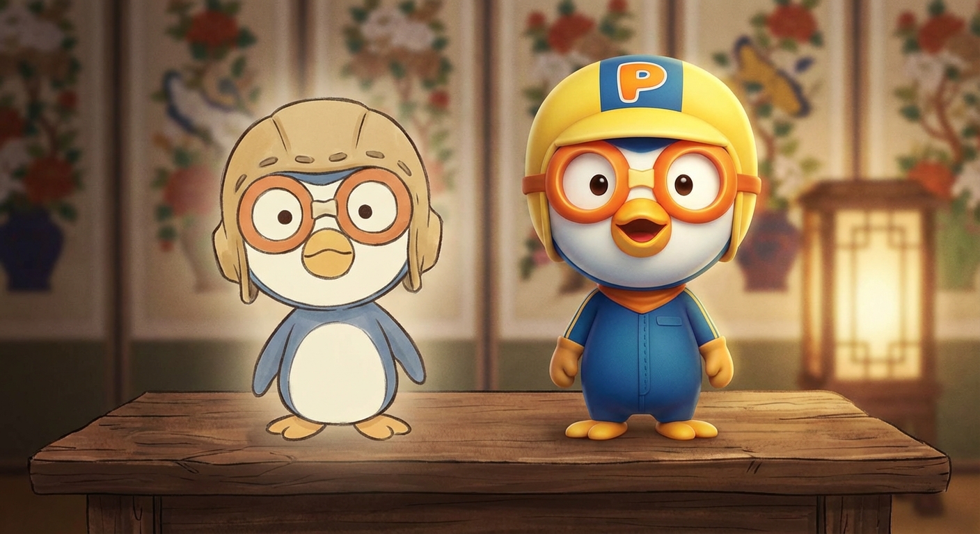 뽀로로는 왜 옷을 입게 되었을까? 어린이 애니메이션 속 숨겨진 변화 이야기