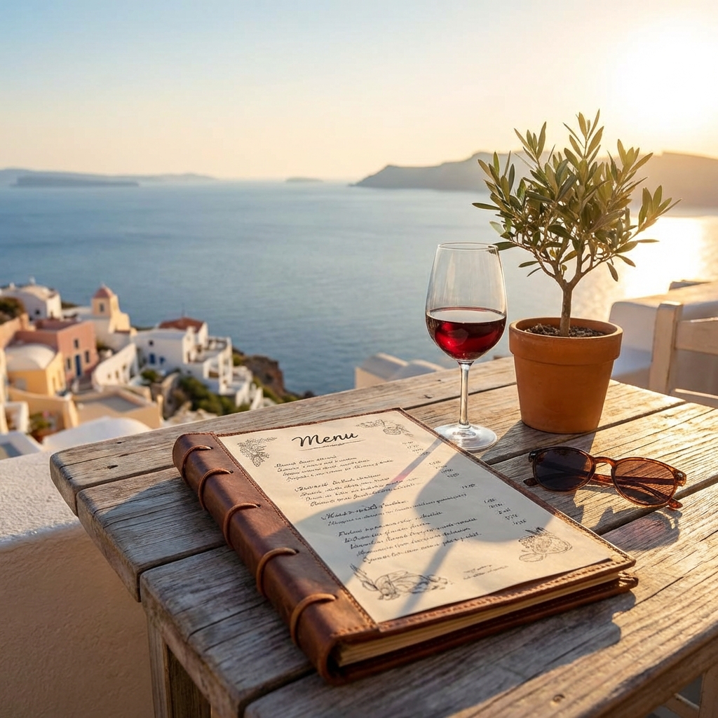 레스토랑 메뉴판