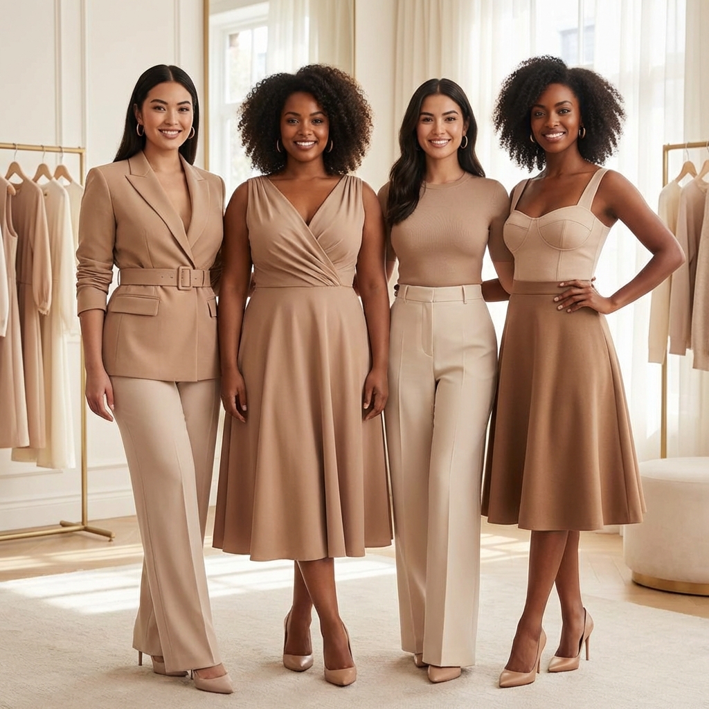 체형별 코디 예시