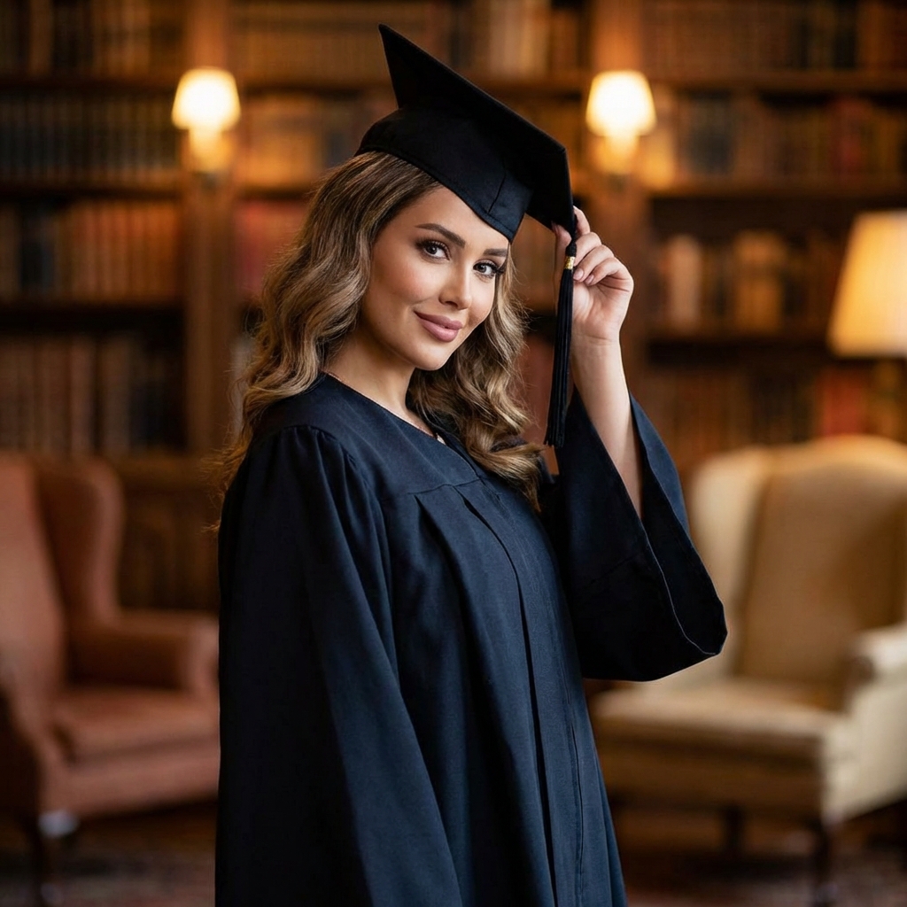 학사모 활용 포즈 예시