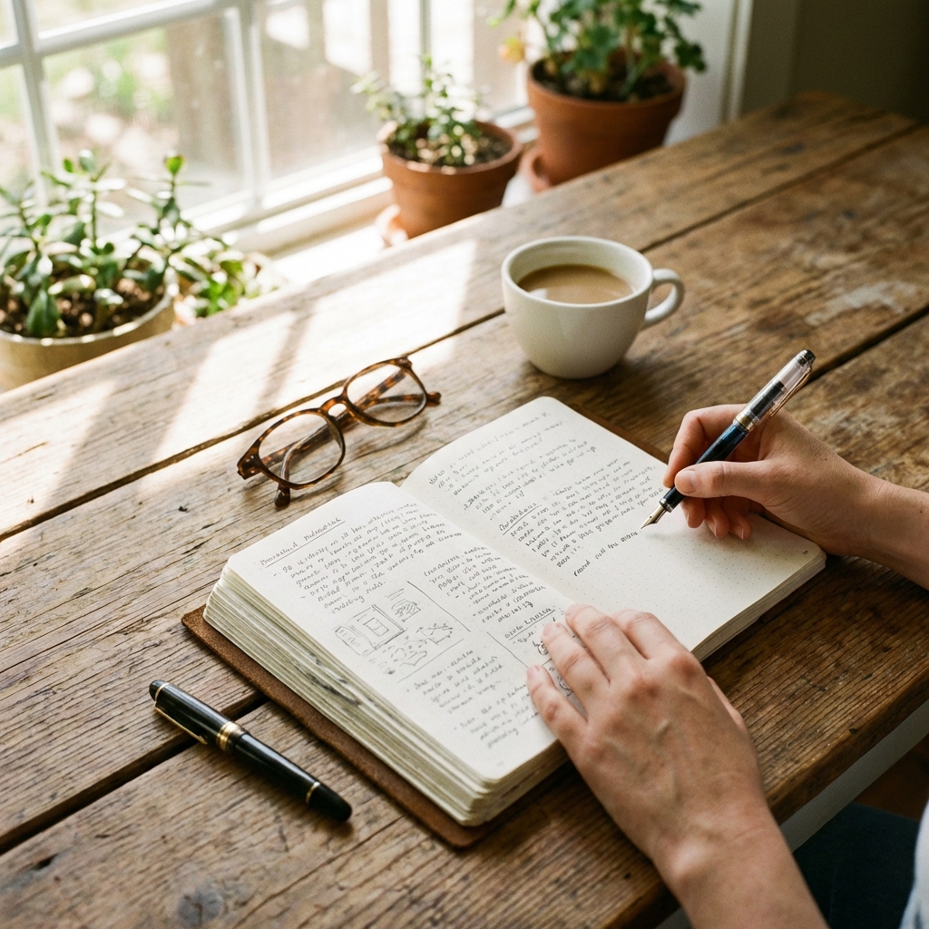 손으로 쓰는 시간, 필사가 주는 작은 위로