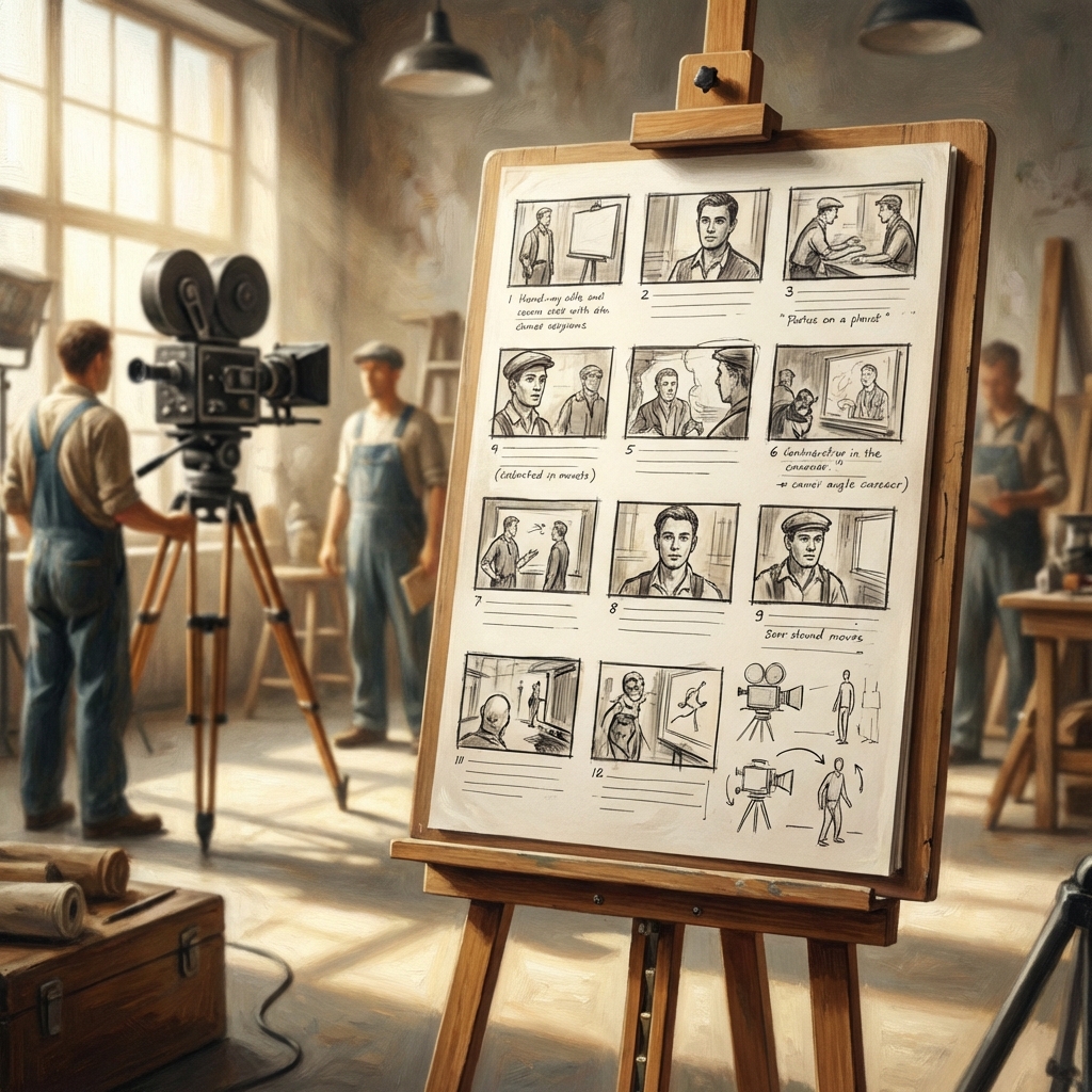 영화 속 장면이 탄생하기 전, 스토리보드가 하는 일