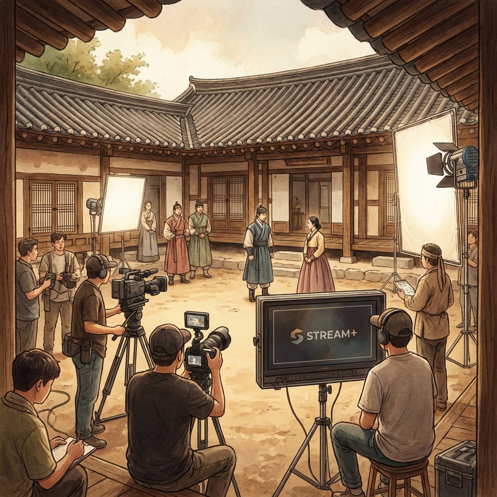 OTT 드라마 촬영 현장