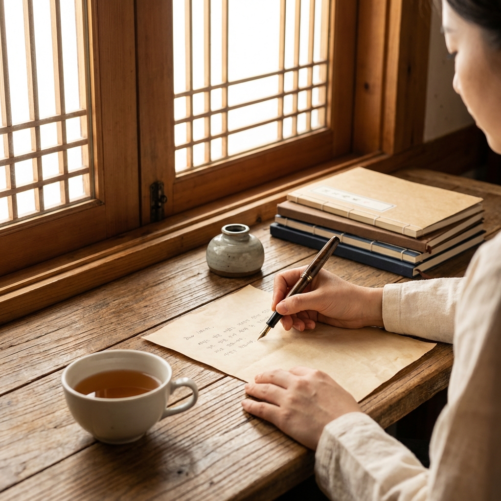 손편지 쓰기