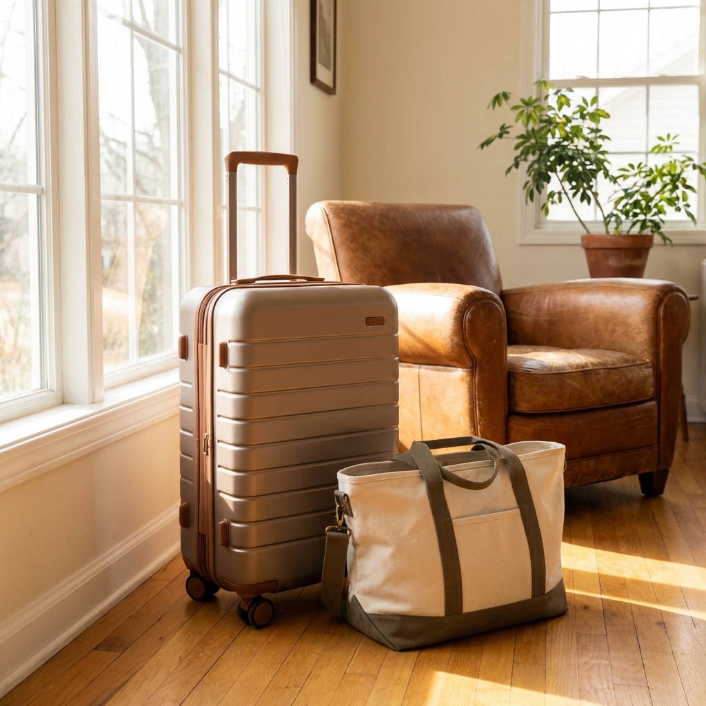 캐리어와 여행 가방