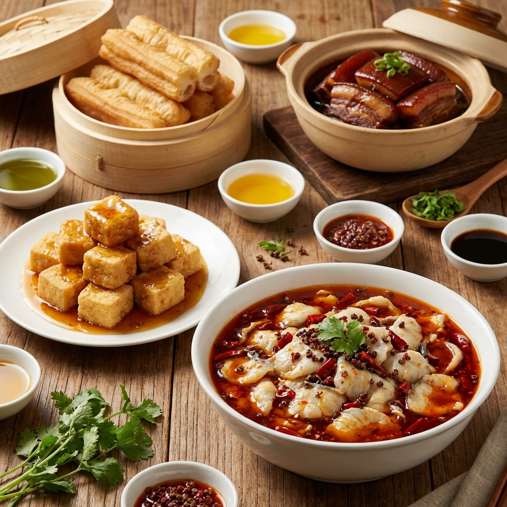 중국 지역별 기름 요리