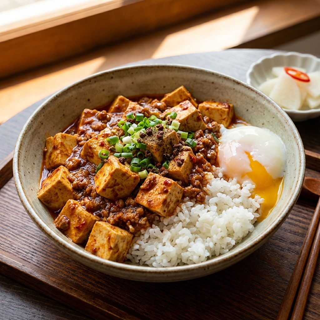 마파두부 덮밥