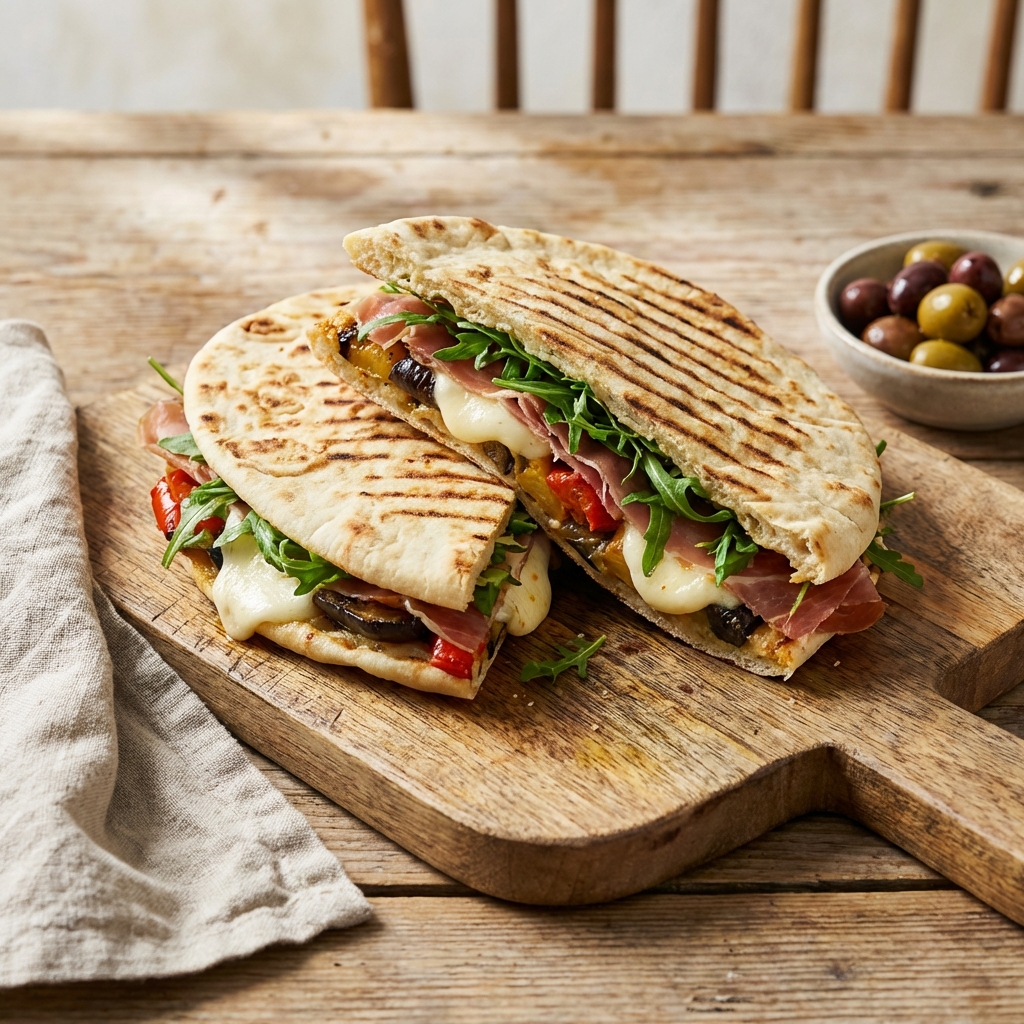 플랫브레드 샌드위치