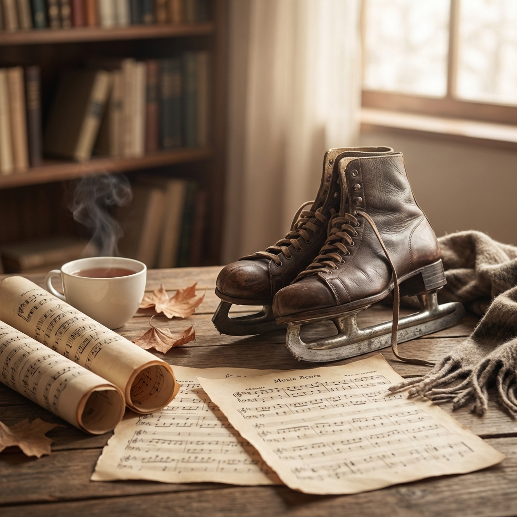 스케이트화와악보