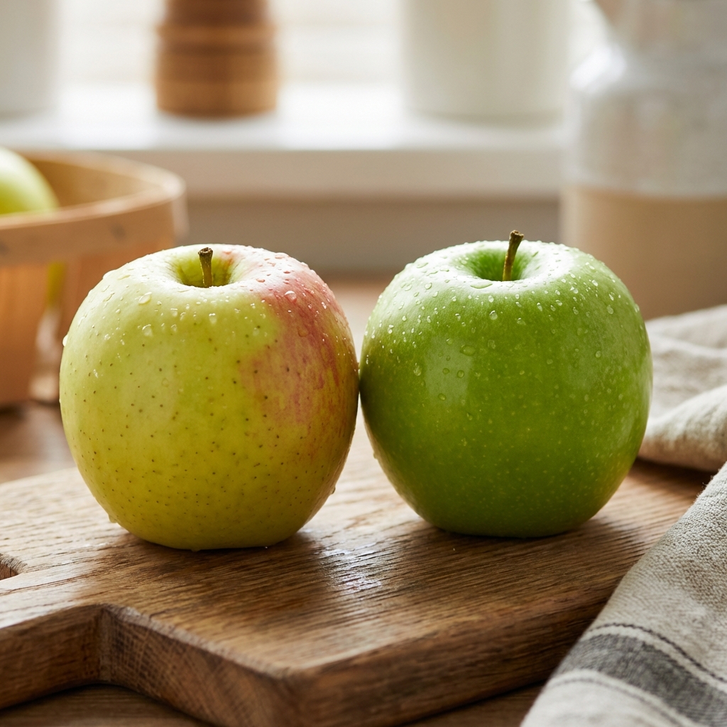 아오리 사과와 풋사과의 차이 - 색은 같지만 전혀 다른 매력