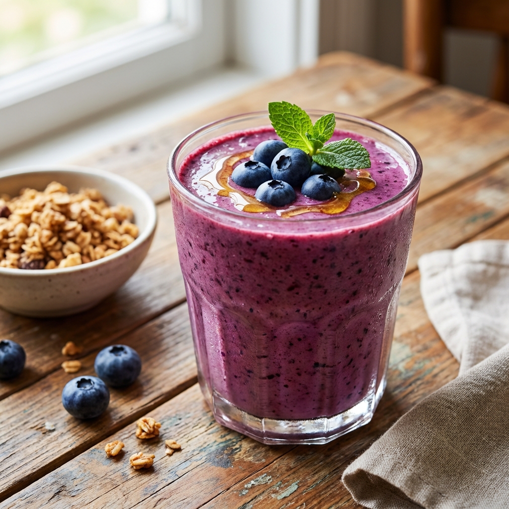 블루베리 스무디