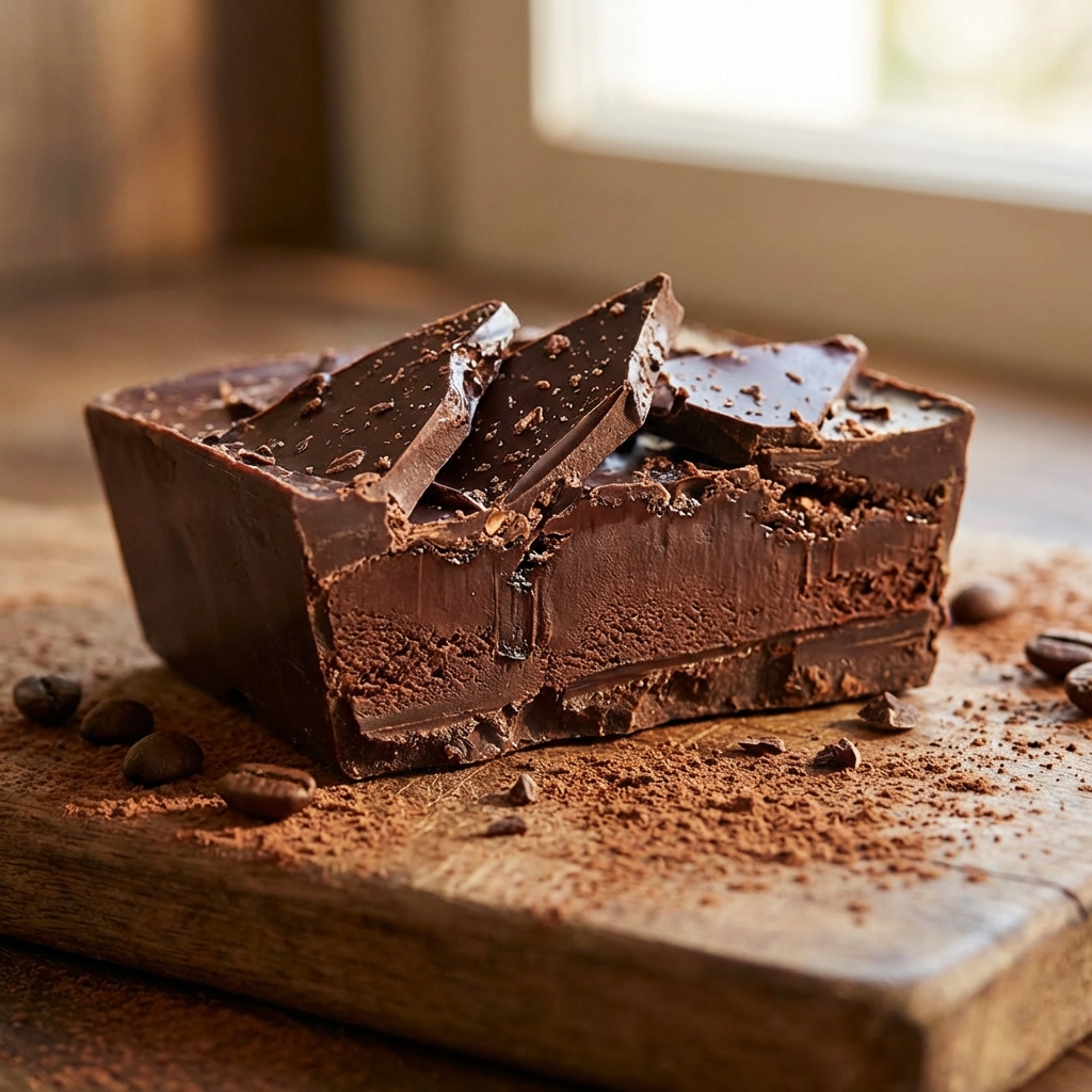 다크초콜릿 단면