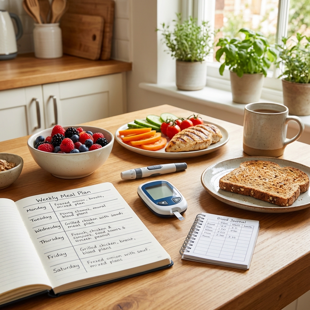 혈당측정식단표