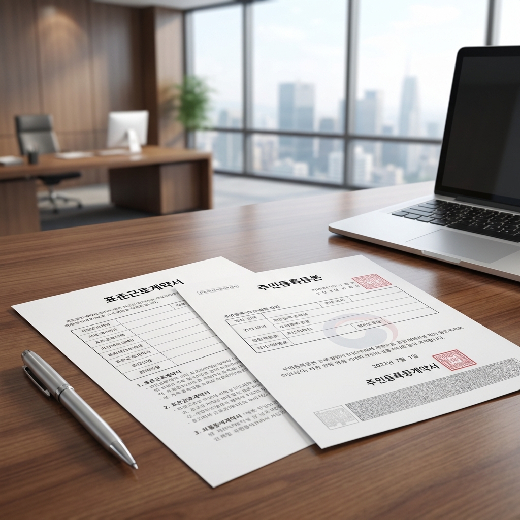 알바할 때 주민등록등본을 요구하는 이유