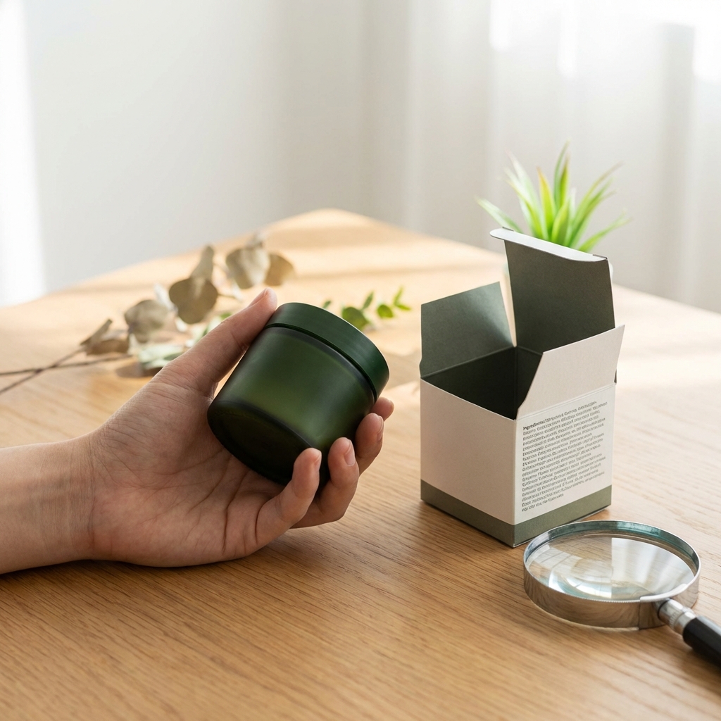 시카 제품 성분표 확인 예시 사진