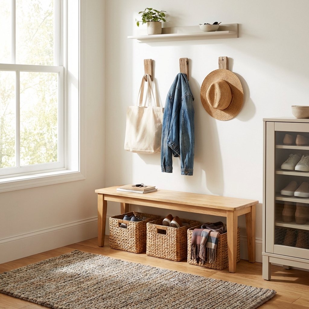 현관 정리 수납