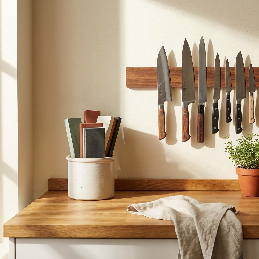 숫돌과 칼 보관