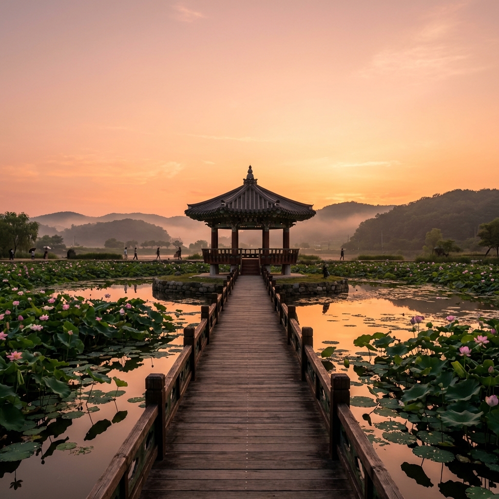 부여 궁남지, 한국 최초 인공 연못에서 만나는 백제의 정취