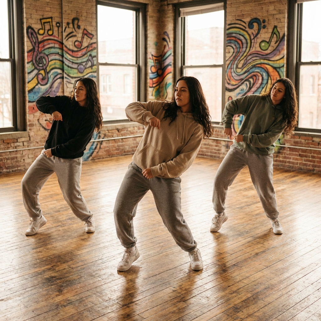 걸즈힙합 기본 동작