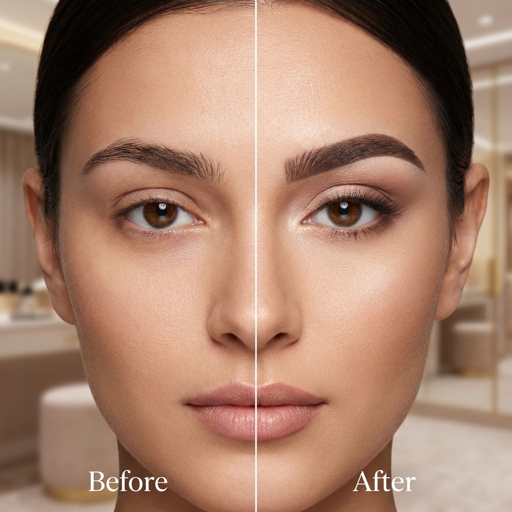 눈-눈썹 사이 짧은 사람을 위한 메이크업 가이드