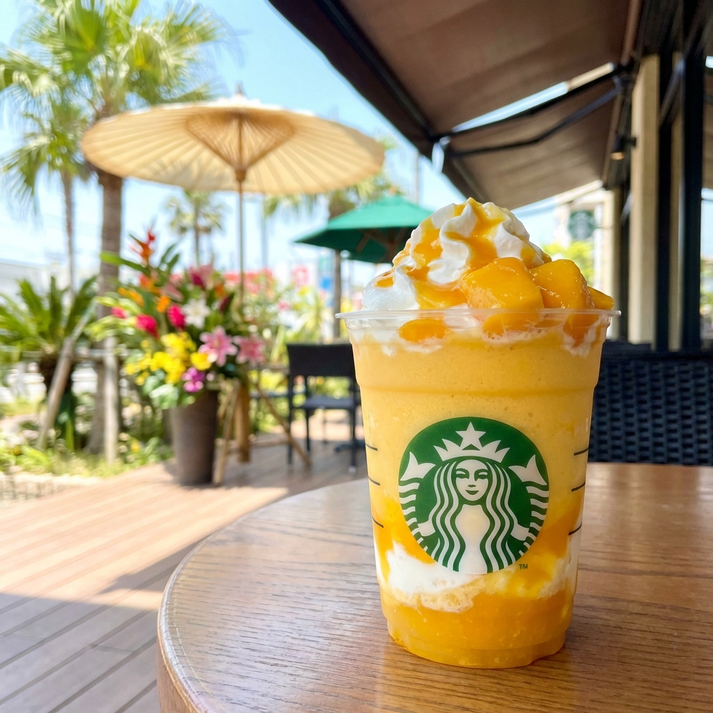 태국 스타벅스 망고 음료