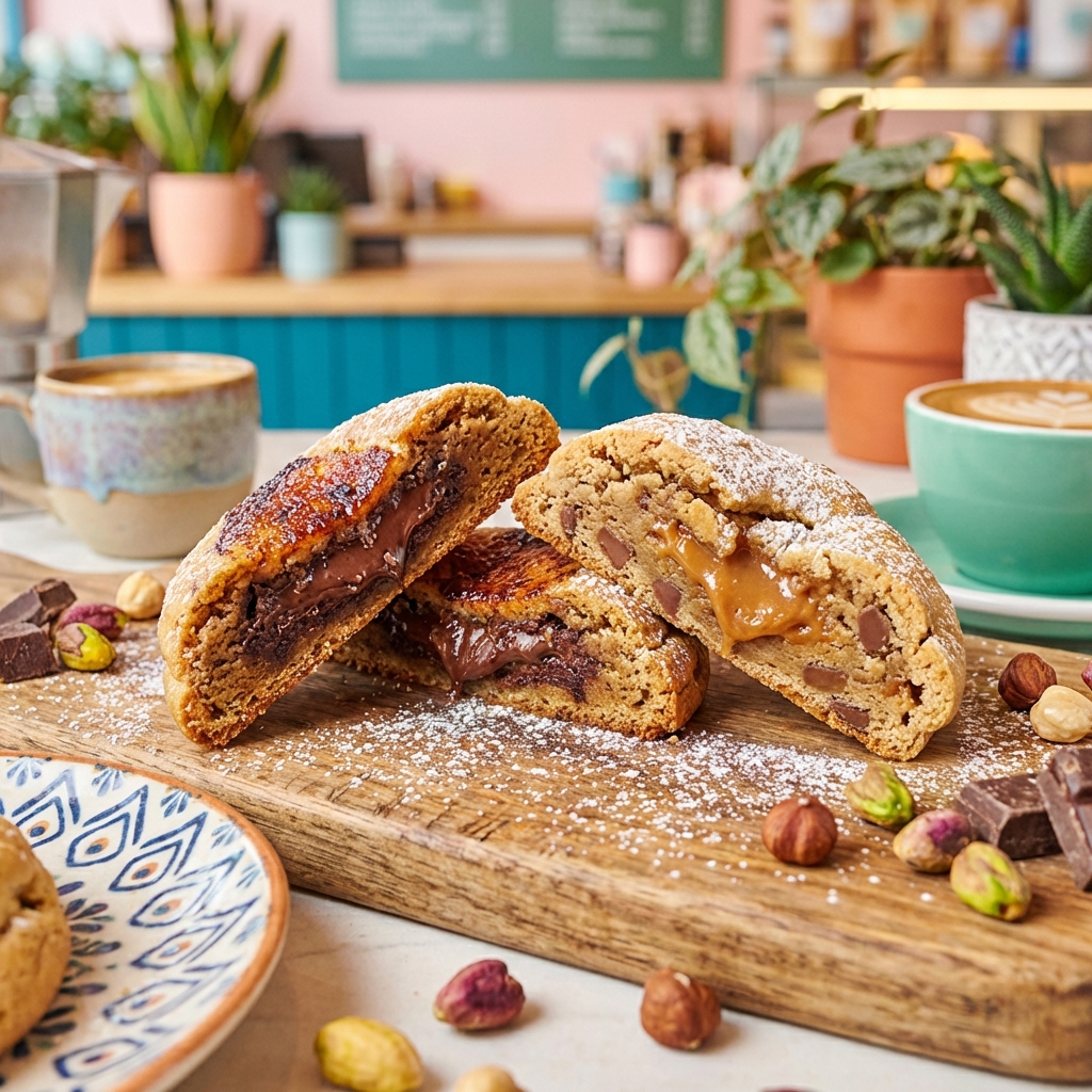 두쫀쿠 단면 비교