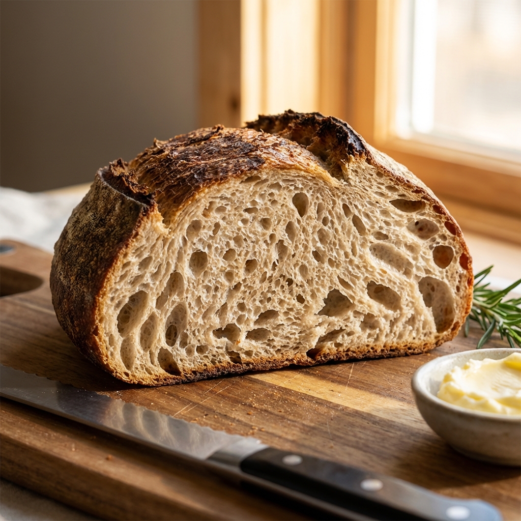 사워도우 빵, 천연발효의 깊은 맛을 만나다