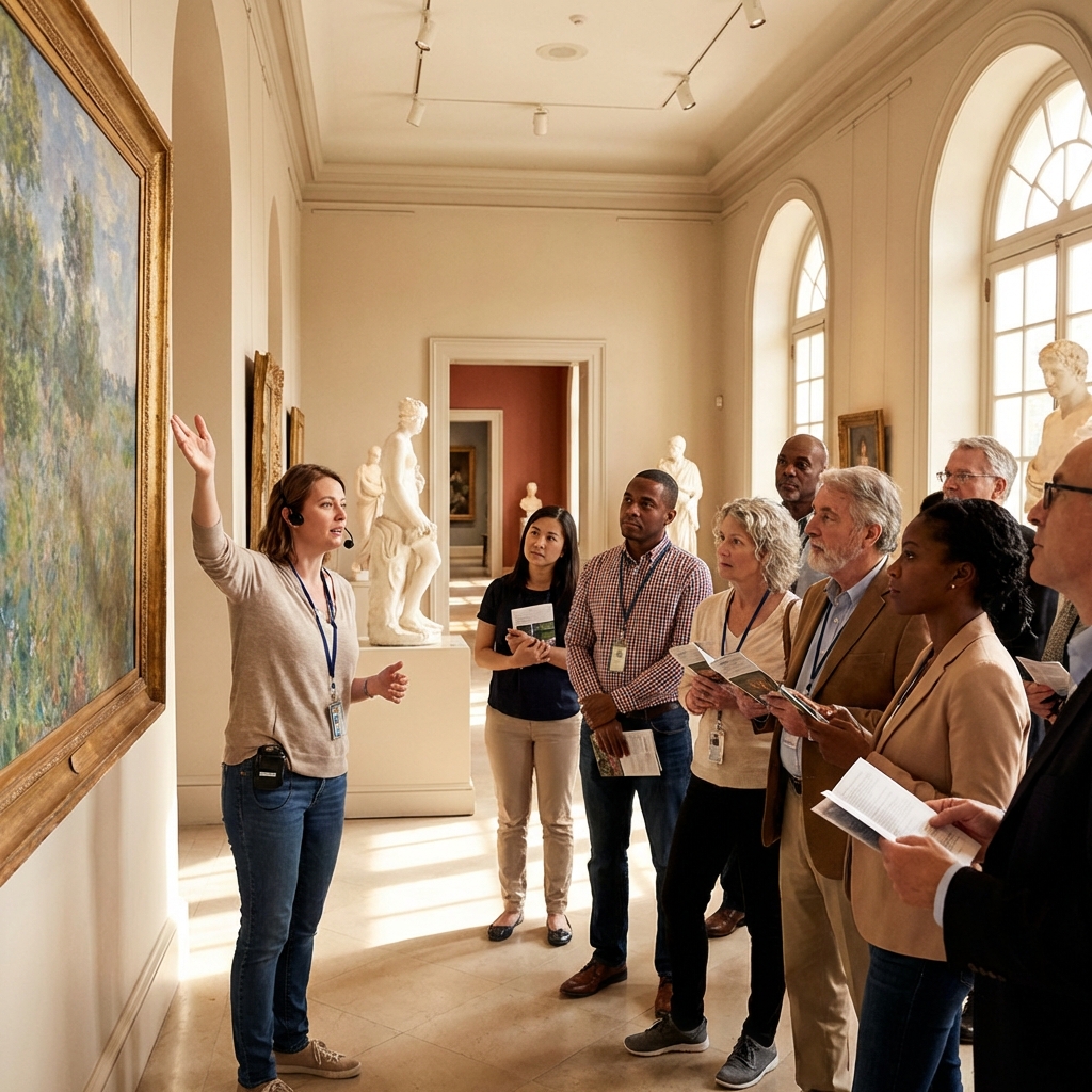 도슨트의 역할과 되는 법, 큐레이터와의 차이까지 알아보기