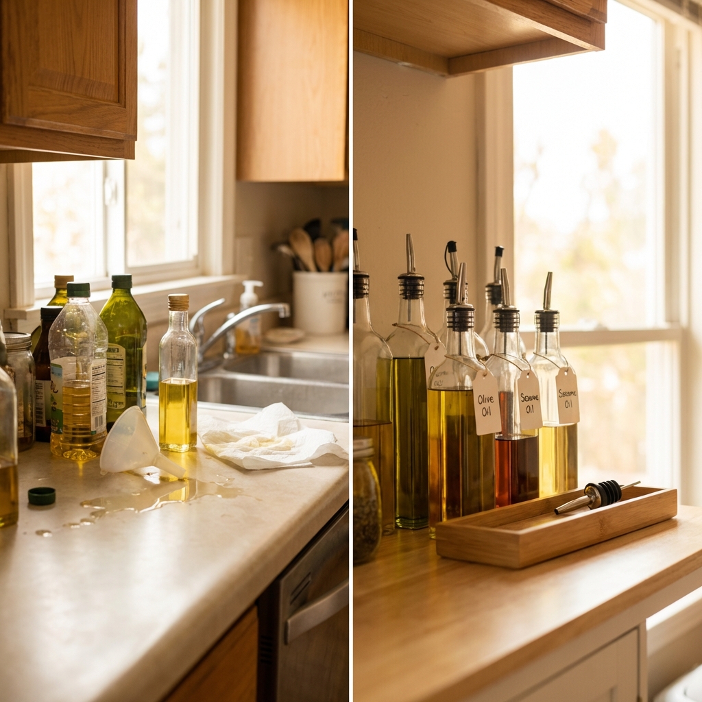 요리 후 남은 기름 처리하는 법