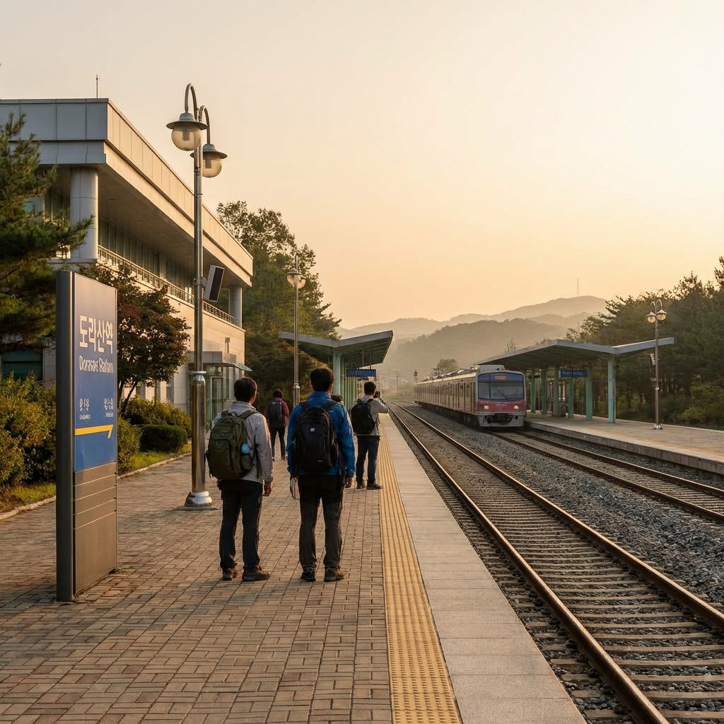 도라산역 플랫폼