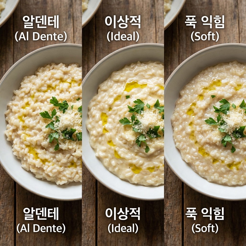 리조또 익힘 정도에 따른 완벽한 조리법