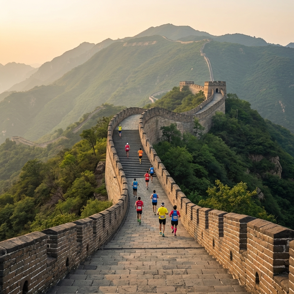 만리장성 마라톤 코스