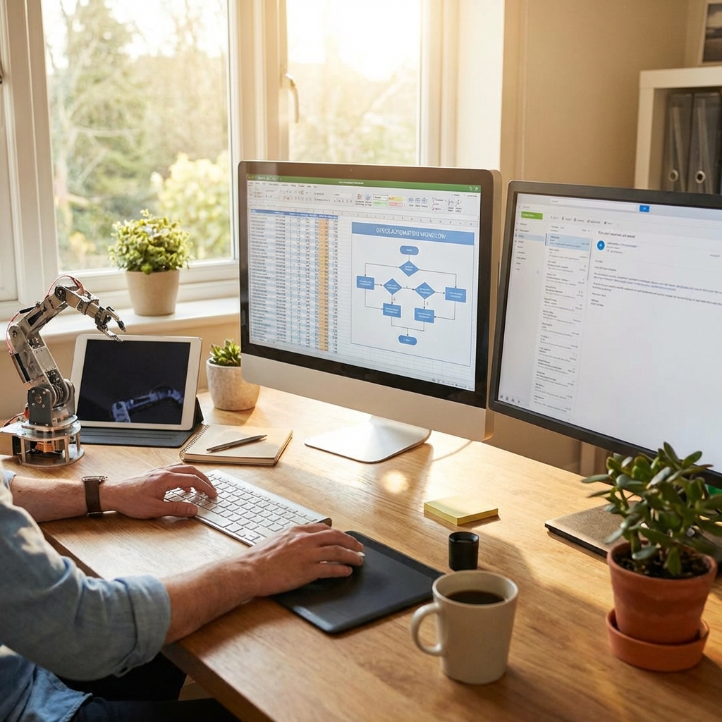 사무자동화 실습 화면