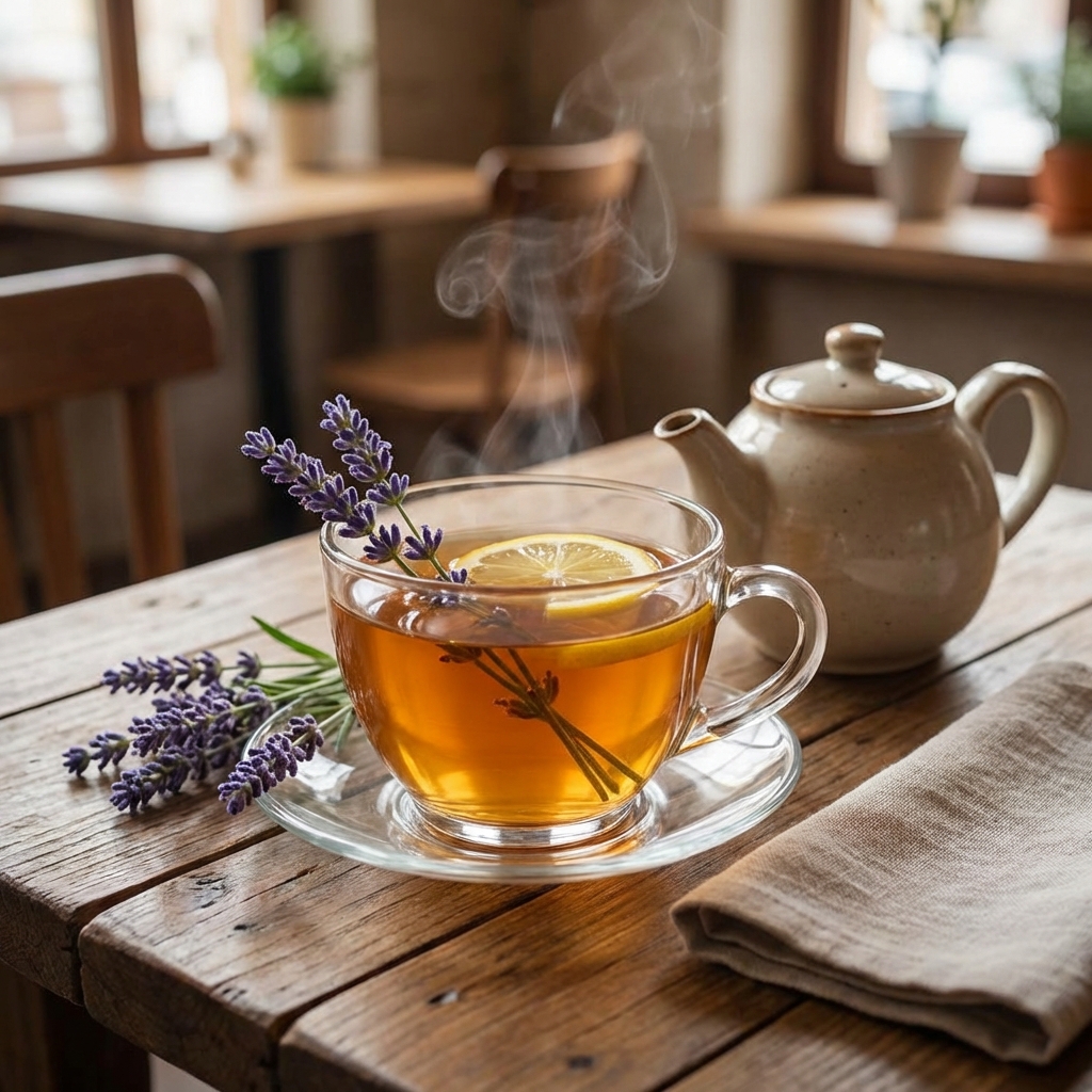 라벤더 차 - 맛, 향, 효능