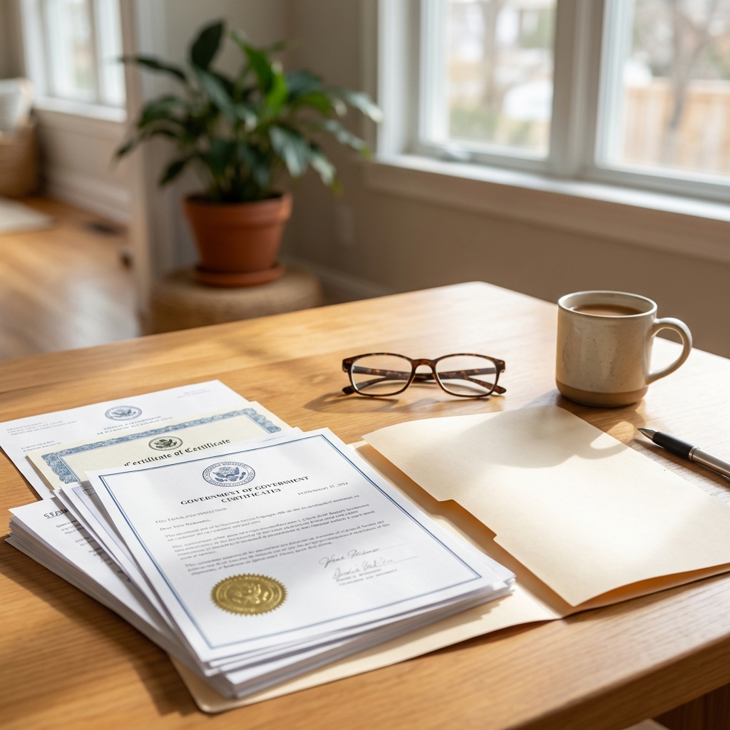 민원서류와 증명서