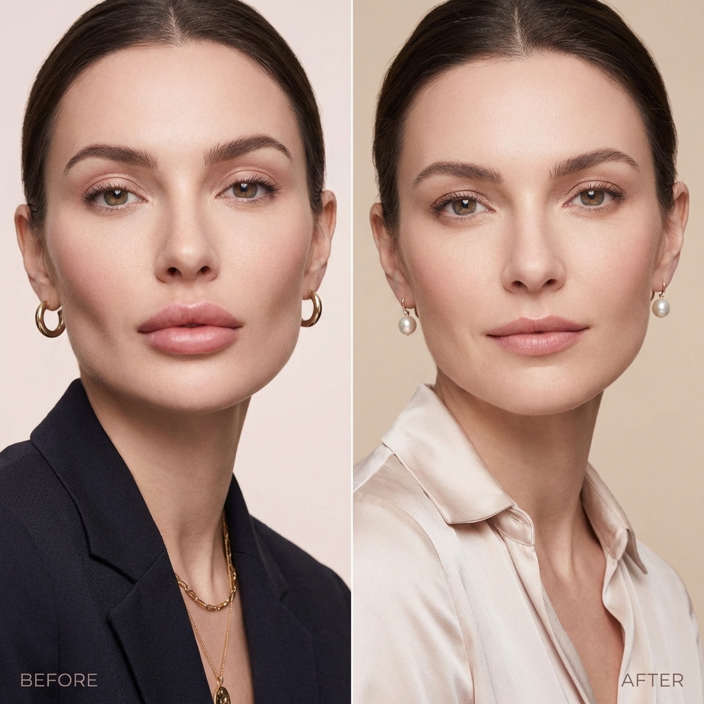 필러 용해 전후 비교