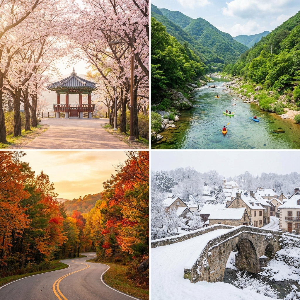 봄·여름·가을·겨울 풍경샷 명소, 해외편