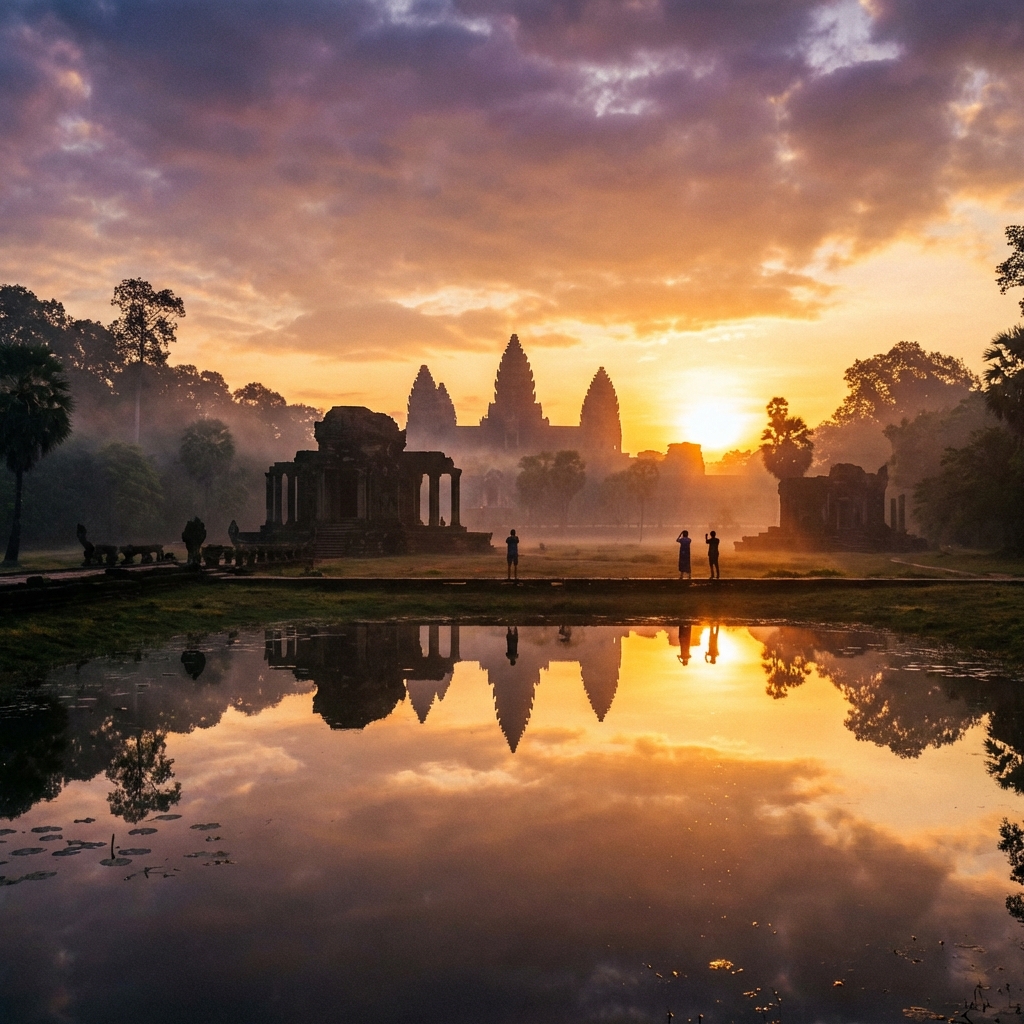 앙코르와트 일출