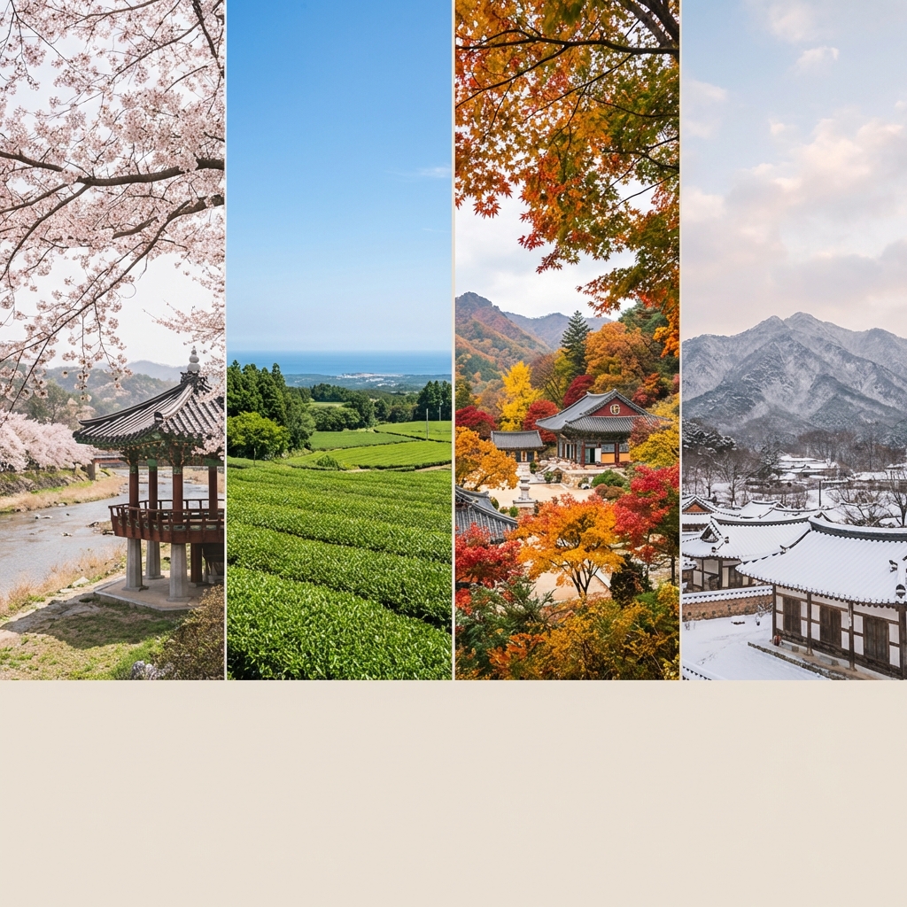 봄·여름·가을·겨울 풍경샷 명소, 국내편