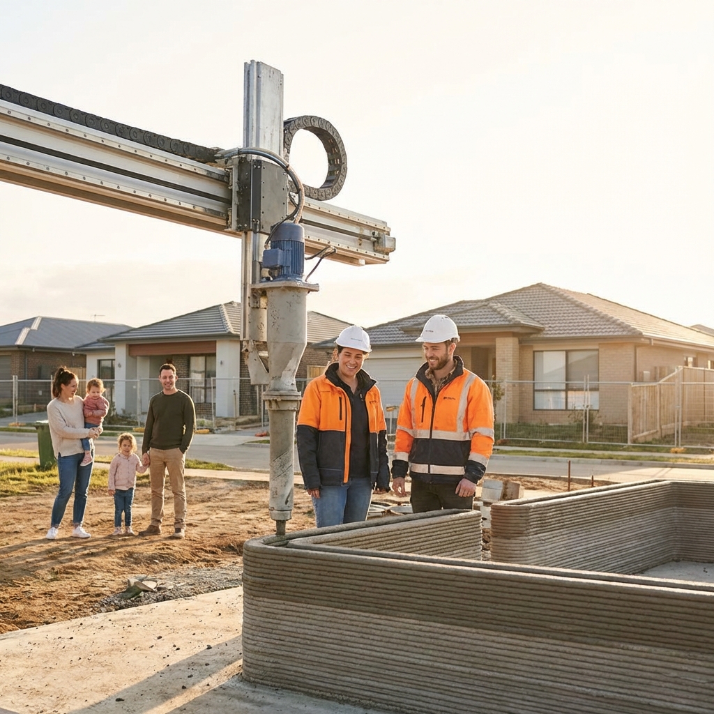 3D프린터로 집을 짓는다고? 24시간 만에 완성되는 미래의 집